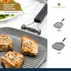 MasterClass Non-Stick Induction-Safe Griddle Pan with Folding Handle, 20 cm (8”), Black