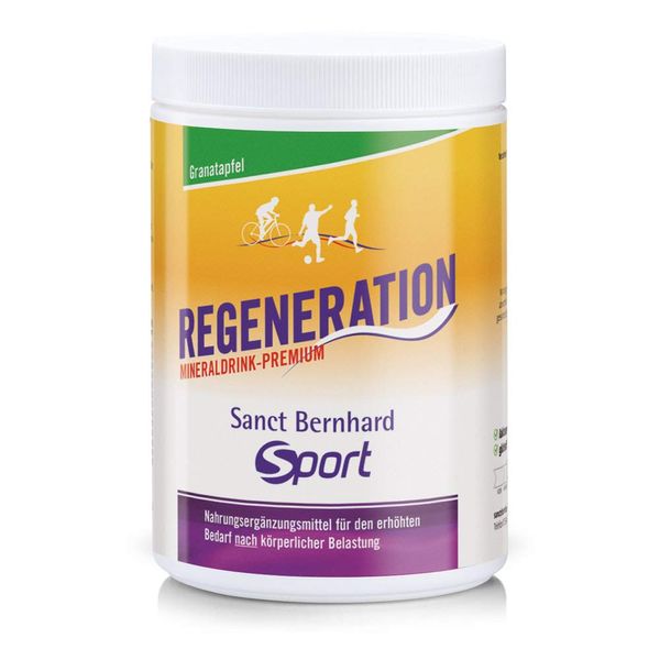 Sanct Bernhard Sport Regeneration Mineral Drink Premium, Content 750 g Powder for 18.75 L