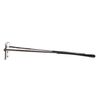 Foster Grant Gavin Fold Flat Rectangular Reading Glasses, Gunmetal/Transparent, 48 mm + 3