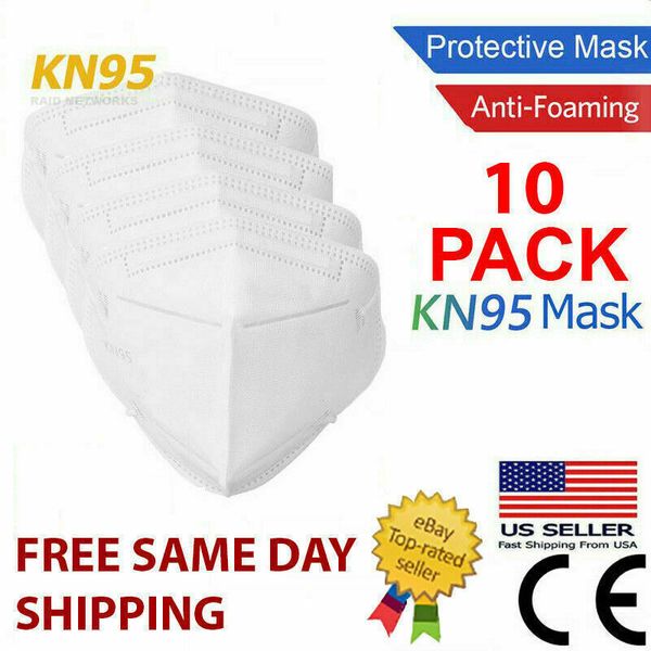 10 Pack KN95 MEDICAL Face Mask Cover Protection Respirator Masks KN 95 5-Layer