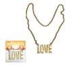 Party Discount ® Gold Love Necklace