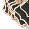 AUSTOR 14 Pcs Mini Chalkboards Signs Hanging Rectangle Chalkboards Double Sided