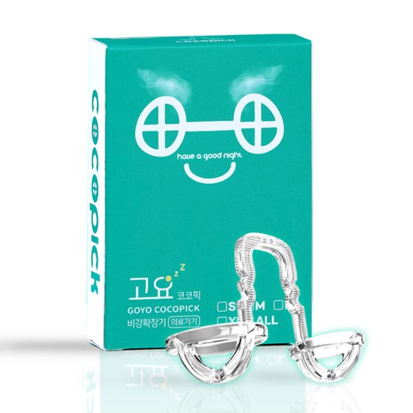 Cocopick snoring prevention device nasal dilator snoring relief device, M