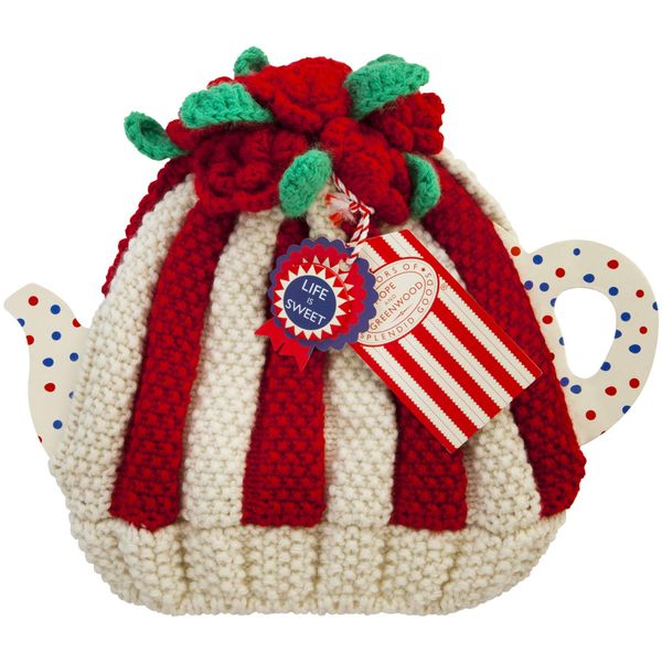 Roses Knitted Tea Cosy
