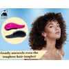 G.B.S Pack of 2 Wave Detangling Brush, Pink