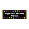 Bright Dots Birthday Custom Banner - Small