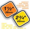 Pride Golf Tee Pride Performance Combo Pack (50 Count: 40 2-3/4" & 10 1-1/2")
