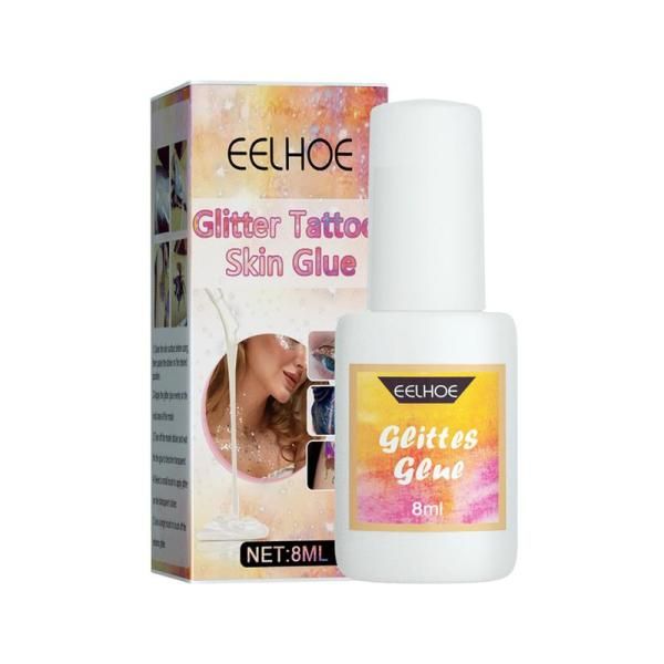 Glitterful Nail Polish Cosmetics Glitter Powder Adhesive Water-based Tattoo Makeup Party Halloween Theme