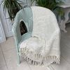 Ragged Rose Abigail Cream Throw