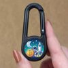 Azeeda 'Bitcoin to the Moon' Compass Keyring (KC00029036)