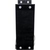 KM Universal Bolt-On Flex Step - Black flexible step for tractors, construction