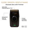 StyleCraft Absolute Zero Professional Finishing Foil Shaver with Built-in Retractable Trimmer Black