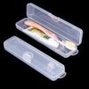 4 Pack Tongue Scraper Travel Case for Tongue Cleaner, Toothbrush, Toothpaste