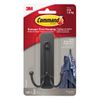 Command 17036BUKN Double Hook Large Matt Black