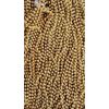 Dondor Festive Metallic Beaded Necklaces (144 Pack, GOLD)