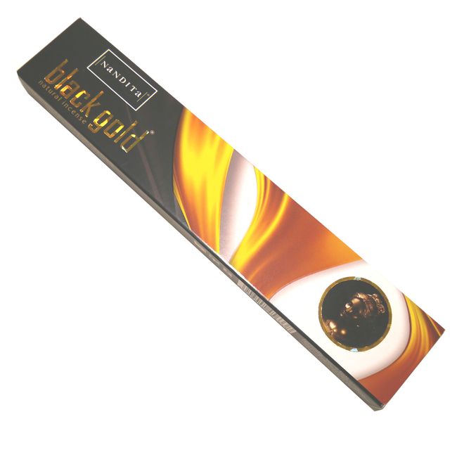 Incense Black Gold Incense Stick /NANDITA BLACK GOLD/Incense/Indian Incense/Asian miscellaneous goods (Post-mail delivery option available/1 postage fee will be charged for every 6 boxes)