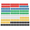 180 pièces Breadboard Tact Tactile Push Button Cap 6 Colors ABS Plastic Push Button Round Cover for Replacement