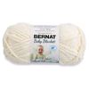 Bernat Baby Blanket Yarn - 6 Pack Bundle with Patterns (Vanilla)