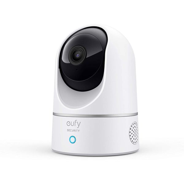 Anker Eufy IndoorCam 2K Pan & Tilt (Indoor Camera) [Network Camera/Baby Monitor/Pet Monitoring/Voice Assistant/Night Vision/Motion Tracking/All Around Surveillance]