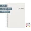 BRUNNEN Buchkalender Mod. 781 2026 | A4, Kunststoff, transparent
