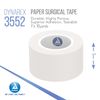 Dynarex Paper Surgical Tape, Use to Secure Wound Care with Medical Gauze, Dressings, and Non-Adherent Pads, First-Aid Kit Essential, White, 1” x 10 yds, 1 Box of 12 Rolls of Paper Surgical Tape