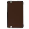 PC Tec J:COM Tablet LG G Pad 8.0 III LGT02 Tablet Dedicated Case Case Trifold Cover Thin Lightweight Stand Function PU Leather Case Brown