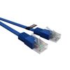 rhinocables Flat Ethernet Cat5e Network Patch Cable Slim Thin Low Profile LAN Patch Internet Lead for Xbox, PS4, Modem, Router, PC, Smart TV, Android Box 'Blue, 2m'