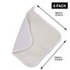 PPHAO - Soft Weave Washcloth for Face - Face Washcloths - Exfoliating Washcloths for Dead Skin - Exfoliating Towel Pack - Bulk - Washcloths Scrubber for Body and Face - Towel - 6 Pack