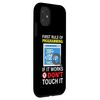 Rule Of A Programmer Design For Programmers and Developers Case for iPhone 11