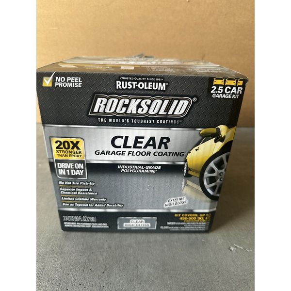 Rust-Oleum 365192 RockSolid Polycuramine Garage Floor Coating Kit