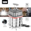 100W LED Temporary Work Light Hanging Construction Work Lights Plug for Job Site