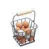 KitchenCraft Living Nostalgia Wire Egg Basket - Grey