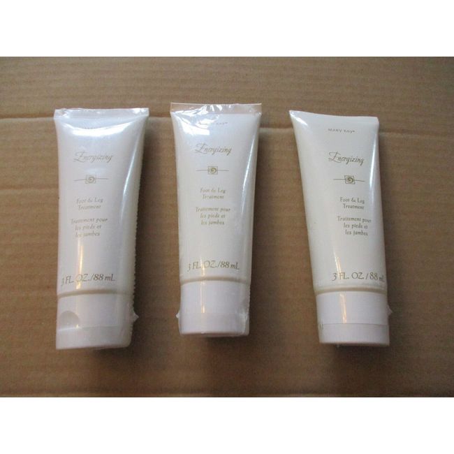 3 Mary Kay Energizing Foot and Leg Treatment 3 OZ New Factory Sealed Tubes