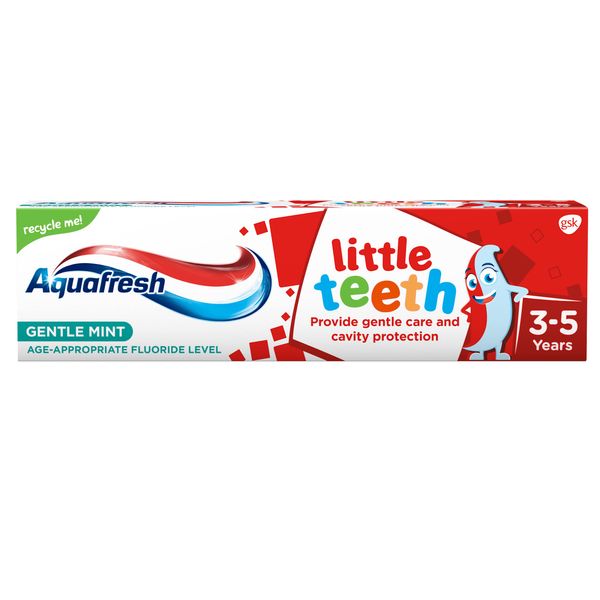 Aquafresh Kids Toothpaste, 3-5 years, Little Teeth, 75 ml (Pack of 1)