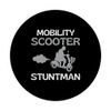 Mobility Scooter Stuntman Mobility Scooter Driver Geschenk PopSockets mit austauschbarem PopGrip