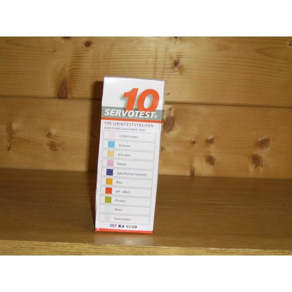 Servotest K4 6099 Diagnoseteststreifen, 10 (100-er Pack)