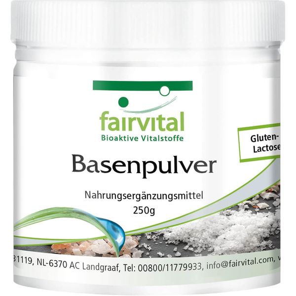 Fairvital | Basenpulver - mit Calcium und Magnesium - VEGAN - 250g