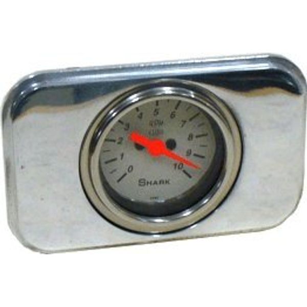 37-38 Chevy Car Glove Box Clock Adapter - No Gauges - Just Panel