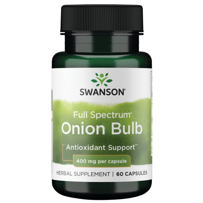 Swanson Full Spectrum Onion (Bulb) 400 mg 60 Capsules