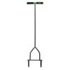 Yard Butler Lawn Coring Aerator Dethatching Turf Plug Core Aeration Tool - Gray