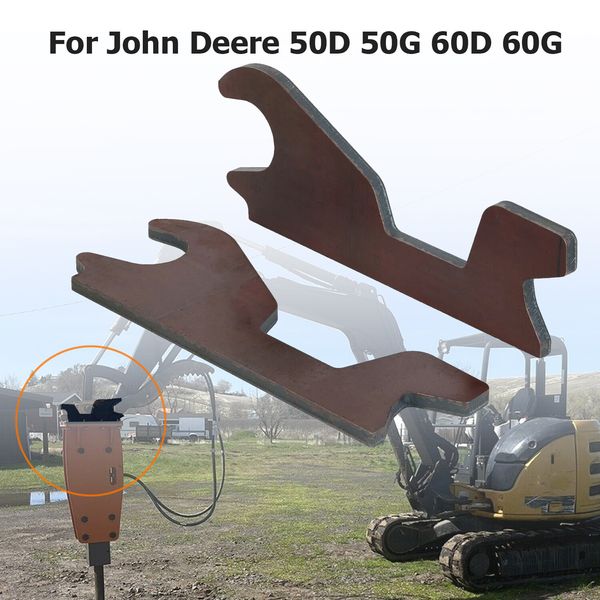 Excavator Quick Attach Bucket Ears Attachment For John Deere 50D 50G 60D 60G