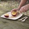 ust Bamboo Dinner Set with Utensils 12-pk, One Size