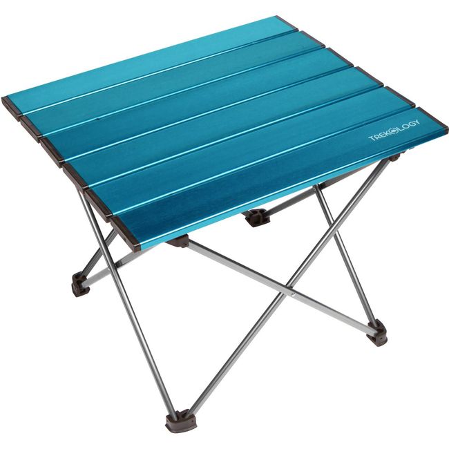 TREKOLOGY Camping Table That Fold Up Lightweight Small Folding Table Portable Table Folding Camping Tables Folding Camp Table Foldable Camping Table Beach Table for Sand Small Collapsible Side Table