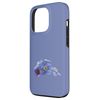 Blue Wildflower Forget-Me-Not Myosotis Vector Design Case for iPhone 13 Pro