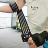 DanRaw Pro Elbow Compression Wraps - Black, Pair, Premium Support for Weightlifting, Powerlifting, and Strength Training