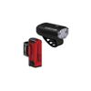 Lezyne, Lite Drive 1200+/ Strip Drive Pro 400+, Light, Set, Black
