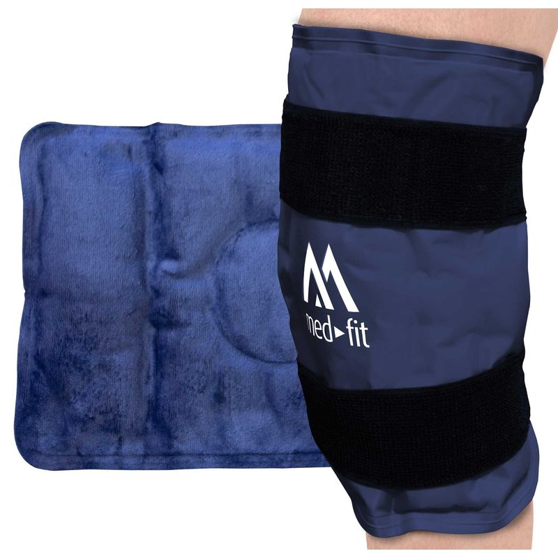 med-fit Ice Pack, Reusable Gel Ice Wrap for Knee Pain Relief, Cold ...