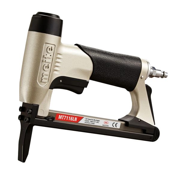 meite Pneumatic Upholstery Stapler with Long Muzzle Fine Wire Stapler MT7116LN