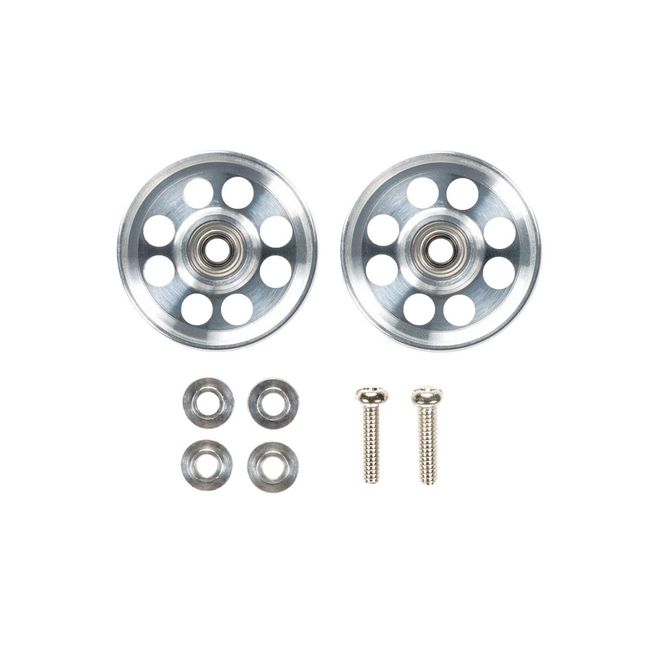 Tamiya 95563 Mini 4WD Special Product HG Lightweight 0.7 inch (17 mm) All Aluminum Bearing Roller