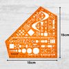 Electrical and Electronic Installation Symbols Drawing Template Stencil Engineering Drafting Supplies Layout Plan Schematic Wiring